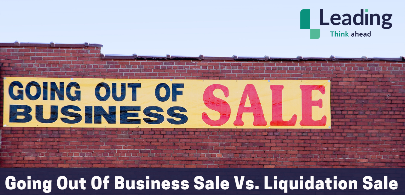 What's the difference between going out of business sales and liquidation sales?