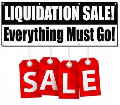business sales and liquidation sales